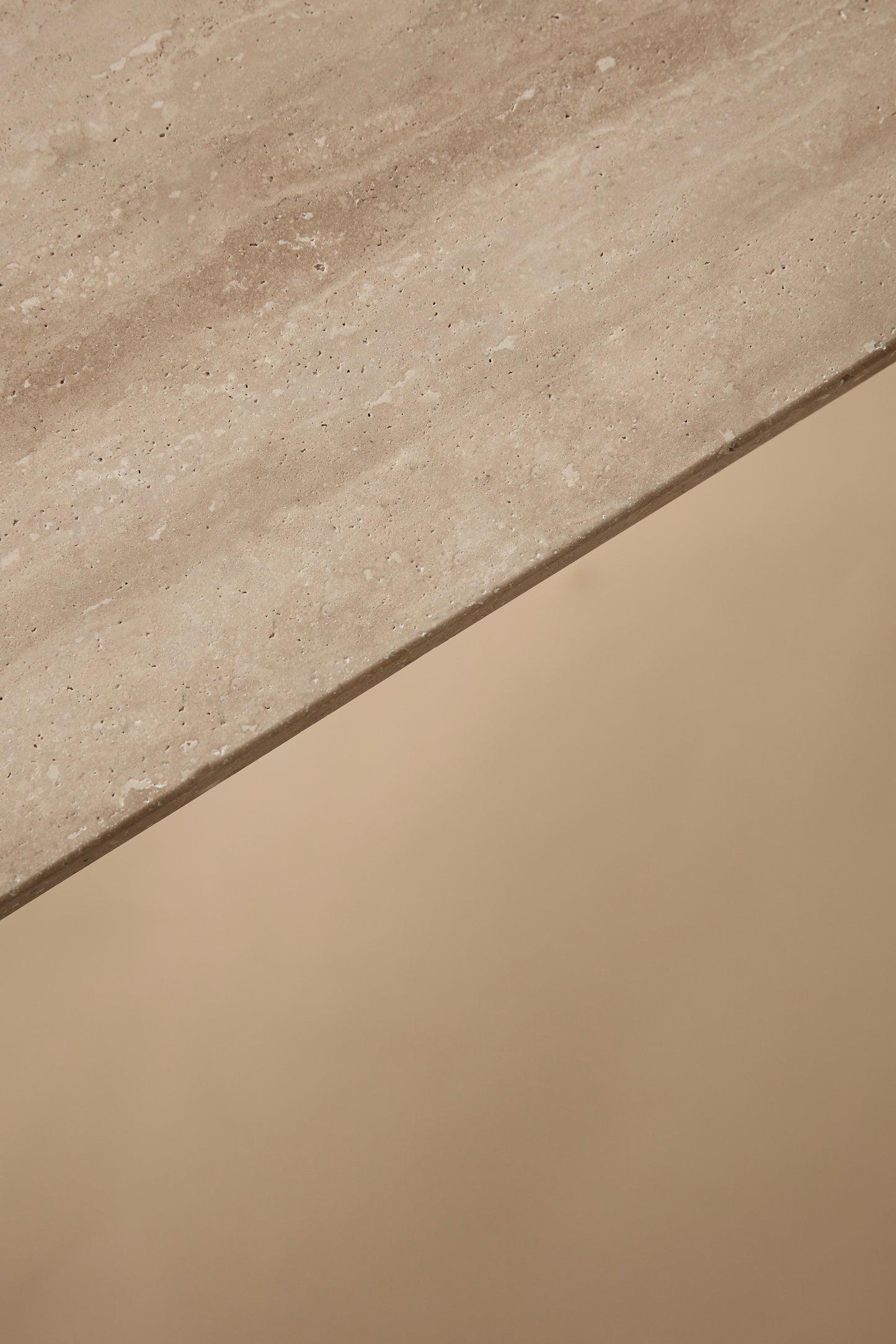 ‘Ida' Fluted Coffee Table - Travertine