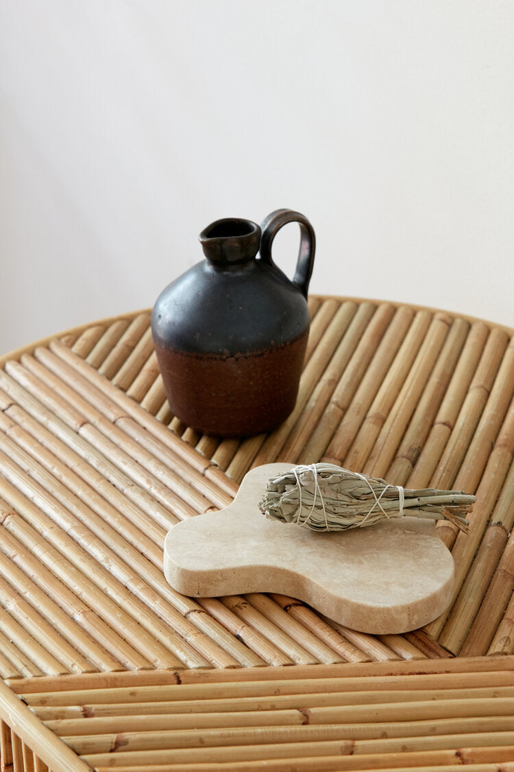 'Aimee' Tray Small - Travertine